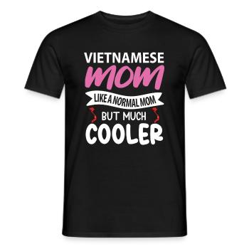 Vietnamese Mother Gift - Men's T-Shirt - black - Front - AI Model Male 178 light (178cm)
