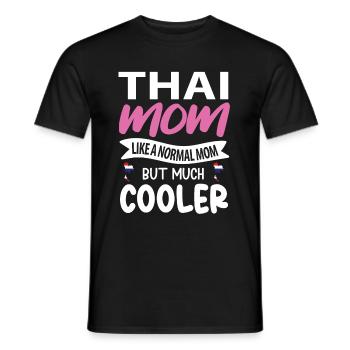 Thailändisches Mama geschenk - Männer T-Shirt - Schwarz - Vorne - AI Model Male 178 light (178cm)
