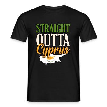 Zypern - Männer T-Shirt - Schwarz - Vorne - AI Model Male 178 light (178cm)