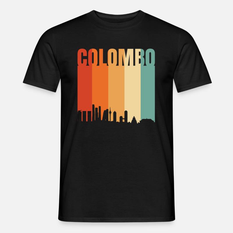 Colombo - Männer T-Shirt - Schwarz