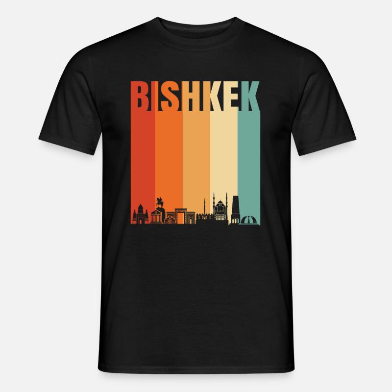 Bischkek - Männer T-Shirt - Schwarz