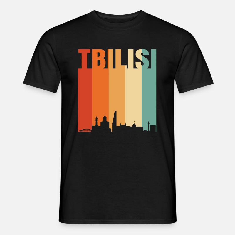 Tiflis - Männer T-Shirt - Schwarz