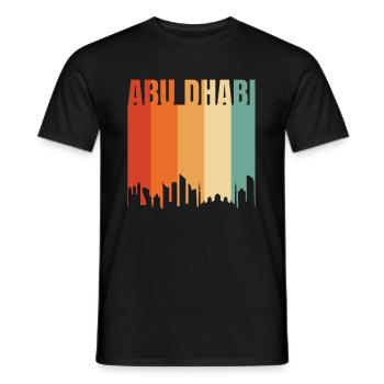 Abou Dhabi - T-shirt homme - noir - Devant - AI Model Male 178 light (178cm)