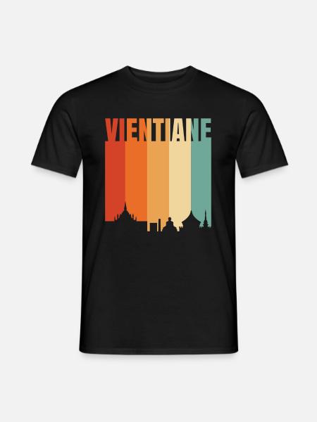 Vientiane - Men's T-Shirt - black