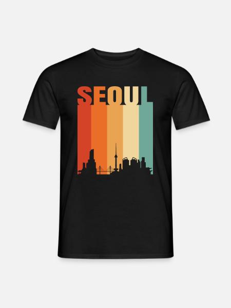 Seoul - Men's T-Shirt - black