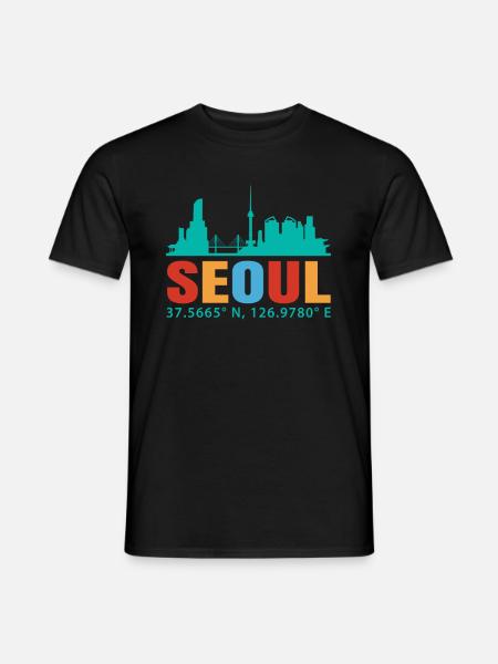 Seoul - Men's T-Shirt - black