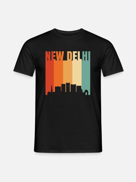 New Delhi - Men's T-Shirt - black
