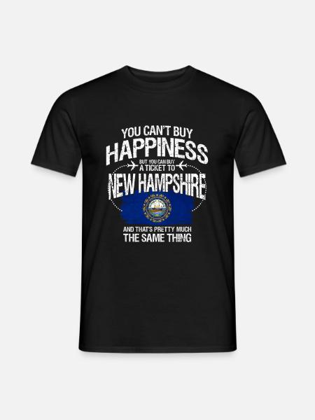 New Hampshire - Men's T-Shirt - black