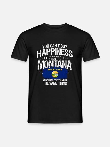 Montana - Men's T-Shirt - black