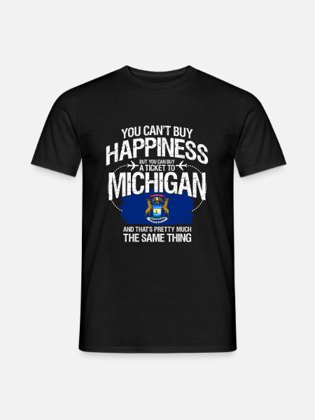 Michigan - Men's T-Shirt - black