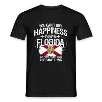 Floride - T-shirt homme - noir - Devant - AI Model Male 178 light (178cm)