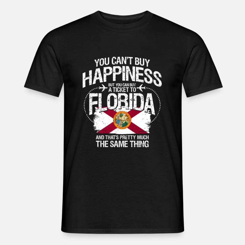 Florida - Männer T-Shirt - Schwarz