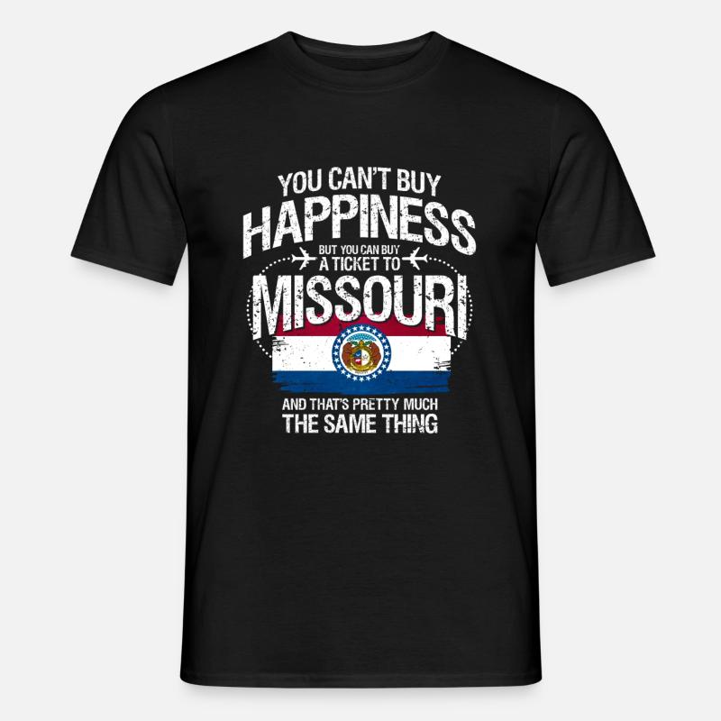 Missouri - Männer T-Shirt - Schwarz