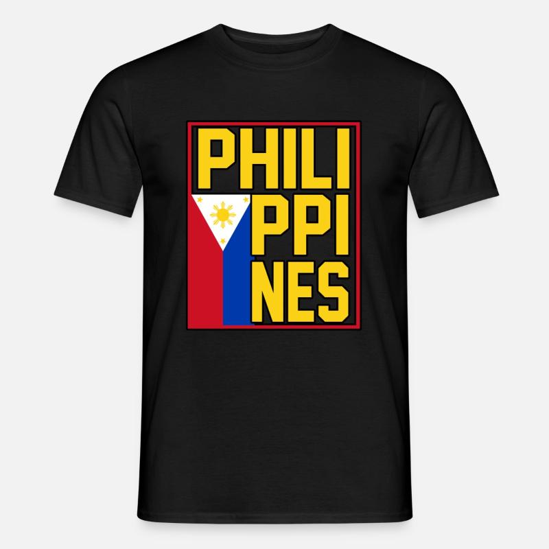 Philippinen - Männer T-Shirt - Schwarz