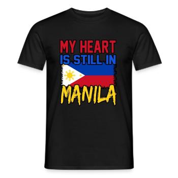 Philippinen - Männer T-Shirt - Schwarz - Vorne - AI Model Male 178 light (178cm)