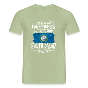 South Carolina - Männer T-Shirt - Sage - Vorne - AI Model Male 178 light (178cm)