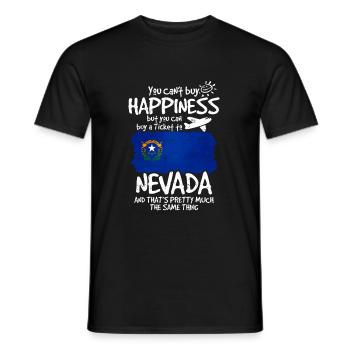 Nevada - Men's T-Shirt - black - Front - AI Model Male 178 light (178cm)