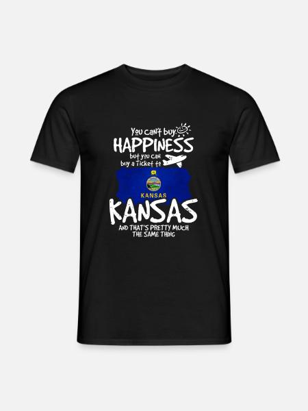 Kansas - Men's T-Shirt - black