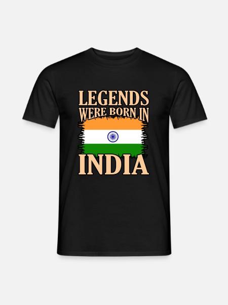 India - Men's T-Shirt - black