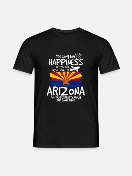 Arizona - Männer T-Shirt - Schwarz