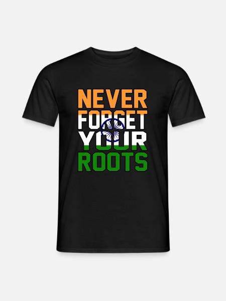 India - Men's T-Shirt - black