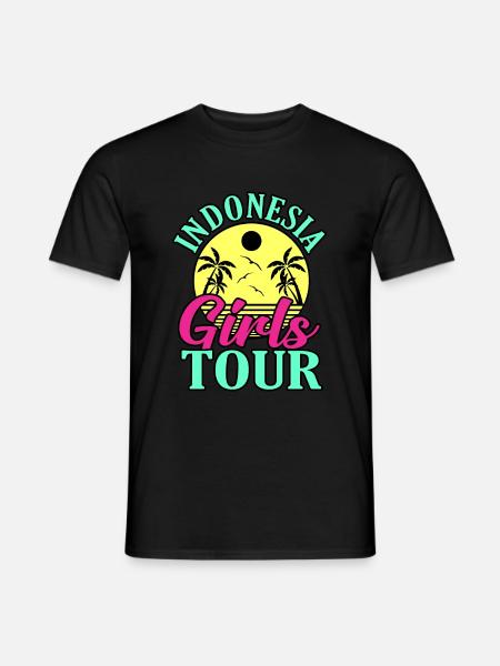 Indonesia - Men's T-Shirt - black
