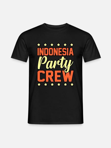 Indonesia - Men's T-Shirt - black