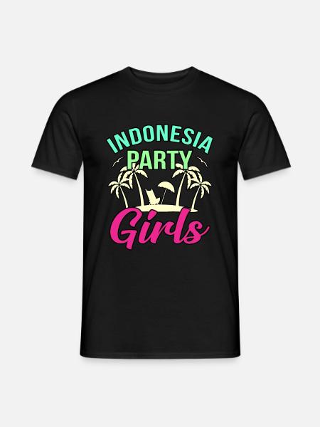 Indonesia - Men's T-Shirt - black