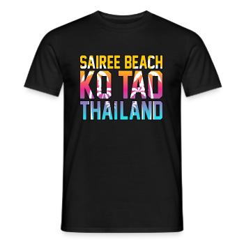 Thaïlande - T-shirt homme - noir - Devant - AI Model Male 178 light (178cm)