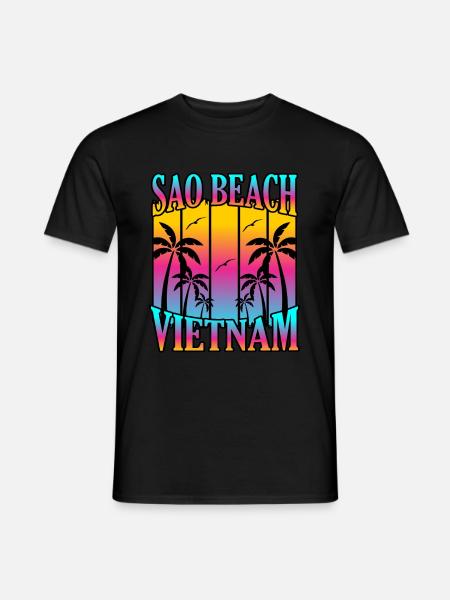 Vietnam - Männer T-Shirt - Schwarz