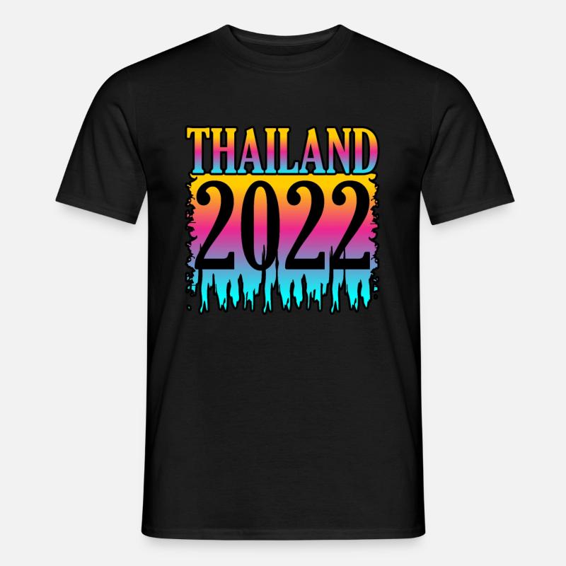 Thailand - Männer T-Shirt - Schwarz