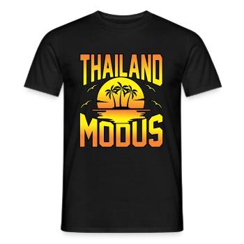 Thaïlande - T-shirt homme - noir - Devant - AI Model Male 178 light (178cm)