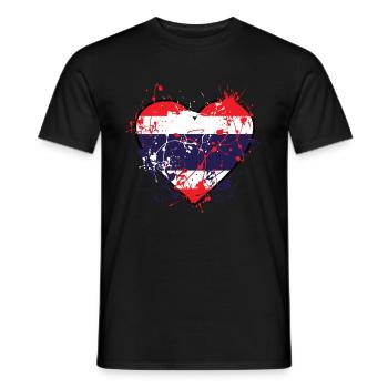 Thaïlande - T-shirt homme - noir - Devant - AI Model Male 178 light (178cm)