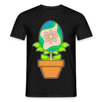 Plantez un œuf de Pâques - T-shirt homme - noir - Devant - AI Model Male 178 light (178cm)