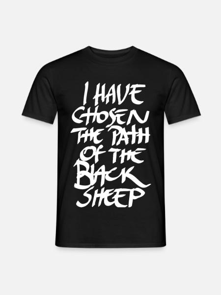 Schwarzes Schaf - Männer T-Shirt - Schwarz