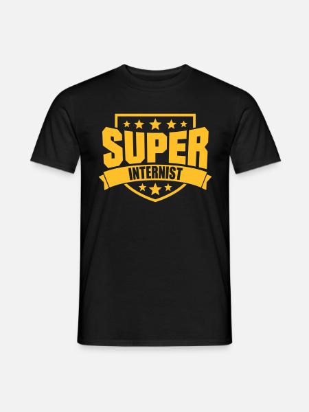 Super Internist - Männer T-Shirt - Schwarz
