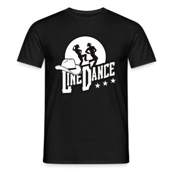Chapeau de cowboy cowboy western - T-shirt homme - noir - Devant - AI Model Male 178 light (178cm)