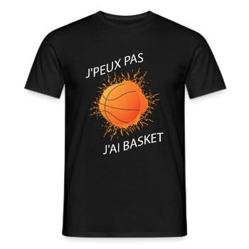 Maillot Basket Homme Femme Enfant Basketball - T-shirt homme - noir - Devant - AI Model Male 178 light (178cm)