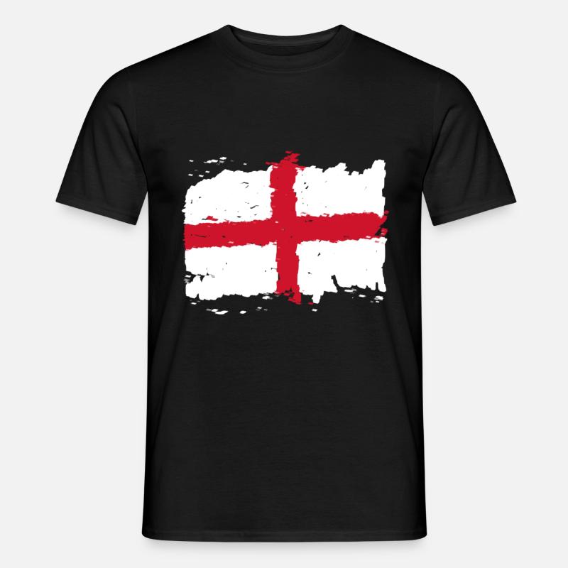 Drapeau de l'Angleterre - drapeau de l'Angleterre - T-shirt homme - noir