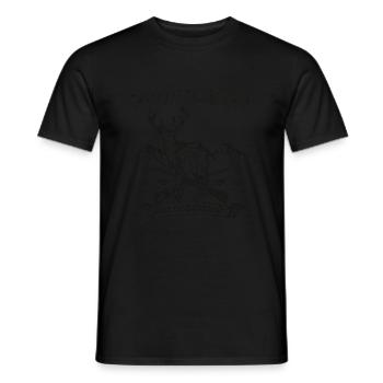 Waidmannsheil - Jagen ist Naturschutz - Jäger - Männer T-Shirt - Schwarz - Vorne - AI Model Male 178 light (178cm)
