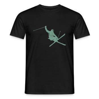 Freestyle ski jump cadeau vintage - T-shirt homme - noir - Devant - AI Model Male 178 light (178cm)