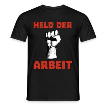 Held der Arbeit Beruf Geschenk - Männer T-Shirt - Schwarz - Vorne - AI Model Male 178 light (178cm)
