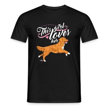 tollergirl2 - Männer T-Shirt - Schwarz - Vorne - AI Model Male 178 light (178cm)