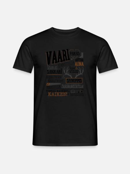 Vaarin Oma Paita M - Miesten T-paita - musta