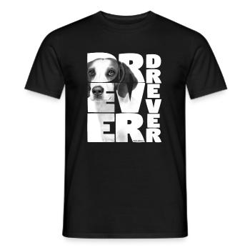 NASSU Drever 02 - Männer T-Shirt - Schwarz - Vorne - AI Model Male 178 light (178cm)