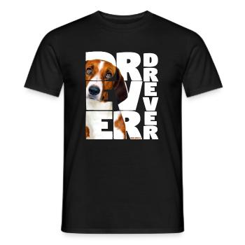 NASSU Drever 03 - T-shirt homme - noir - Devant - AI Model Male 178 light (178cm)