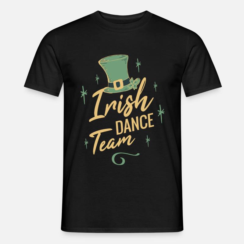 Irish Dance Team - Männer T-Shirt - Schwarz