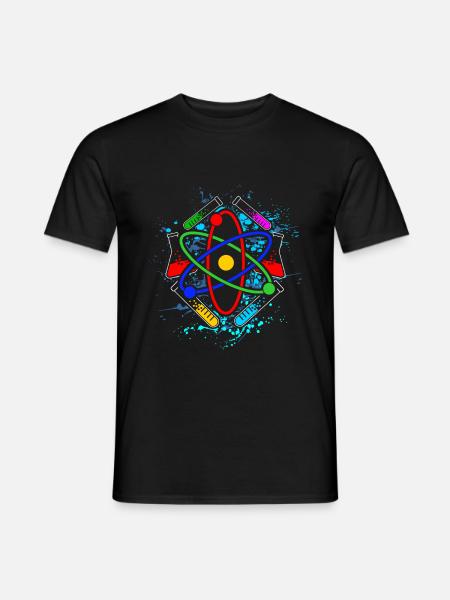 Chemie - Männer T-Shirt - Schwarz
