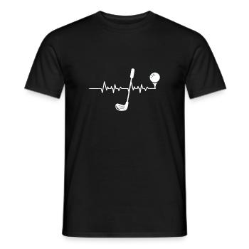 Golf golf golf golf cadeau de golf Drôle - T-shirt homme - noir - Devant - AI Model Male 178 light (178cm)