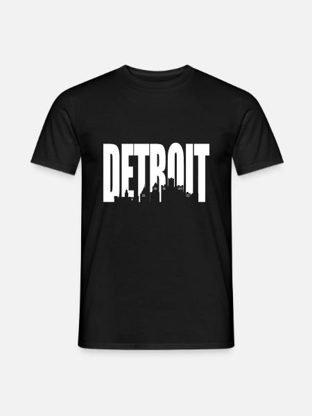 Detroit - Men's T-Shirt - black
